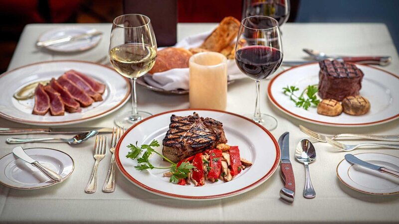 Three plated entrees focused on veal.